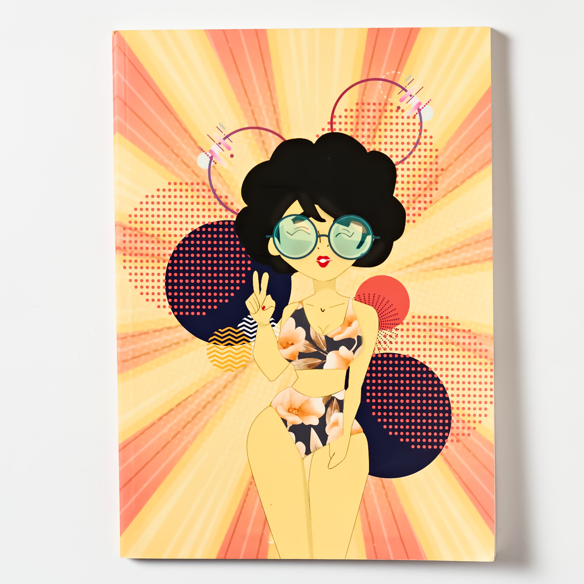 Peachy Beachy Diary - A5 Unruled