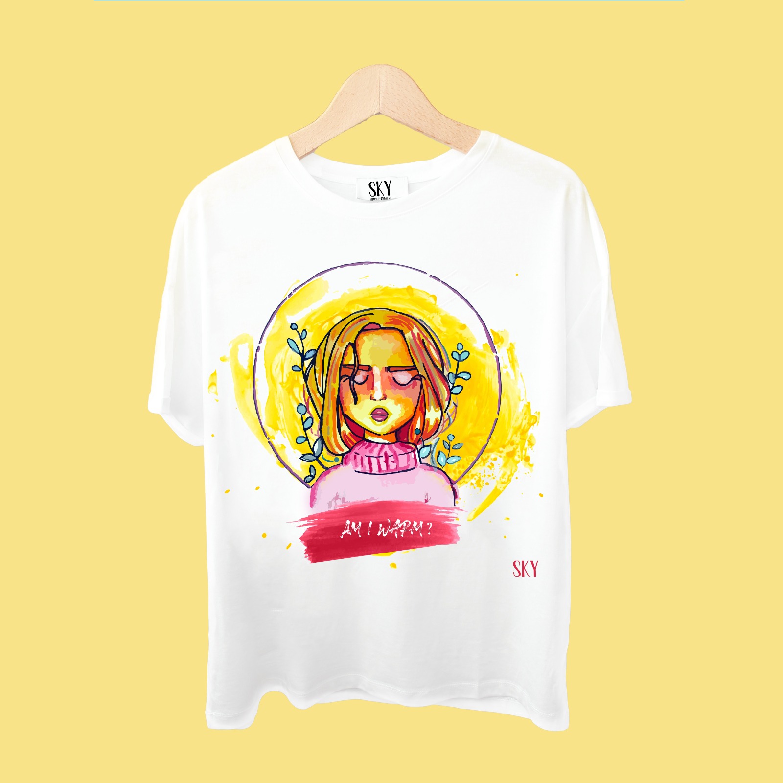 Elemental Fire T-shirt White-Unisex