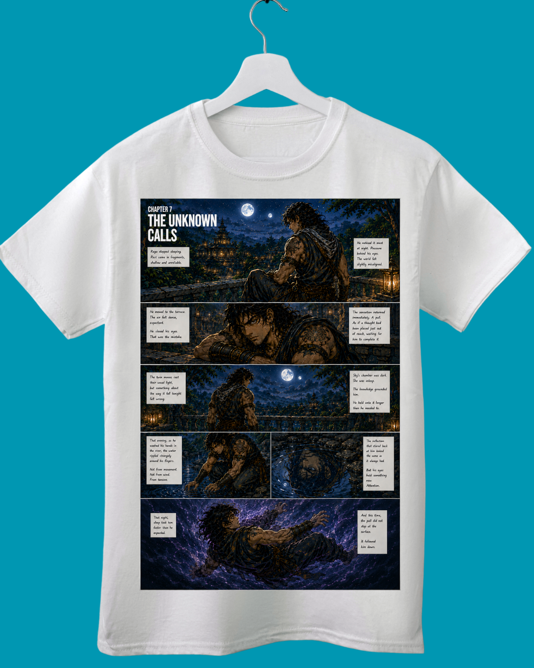 The Unknown Calls — Chapter 7 Wearable Comic Tee India | Smith & Sky - Image 2