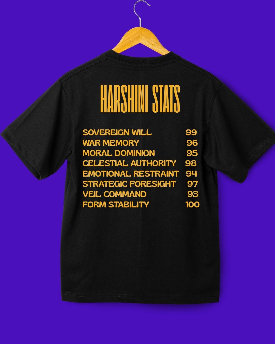 THE GURUMA HARSHINI T-SHIRT BLACK - UNISEX - Image 3