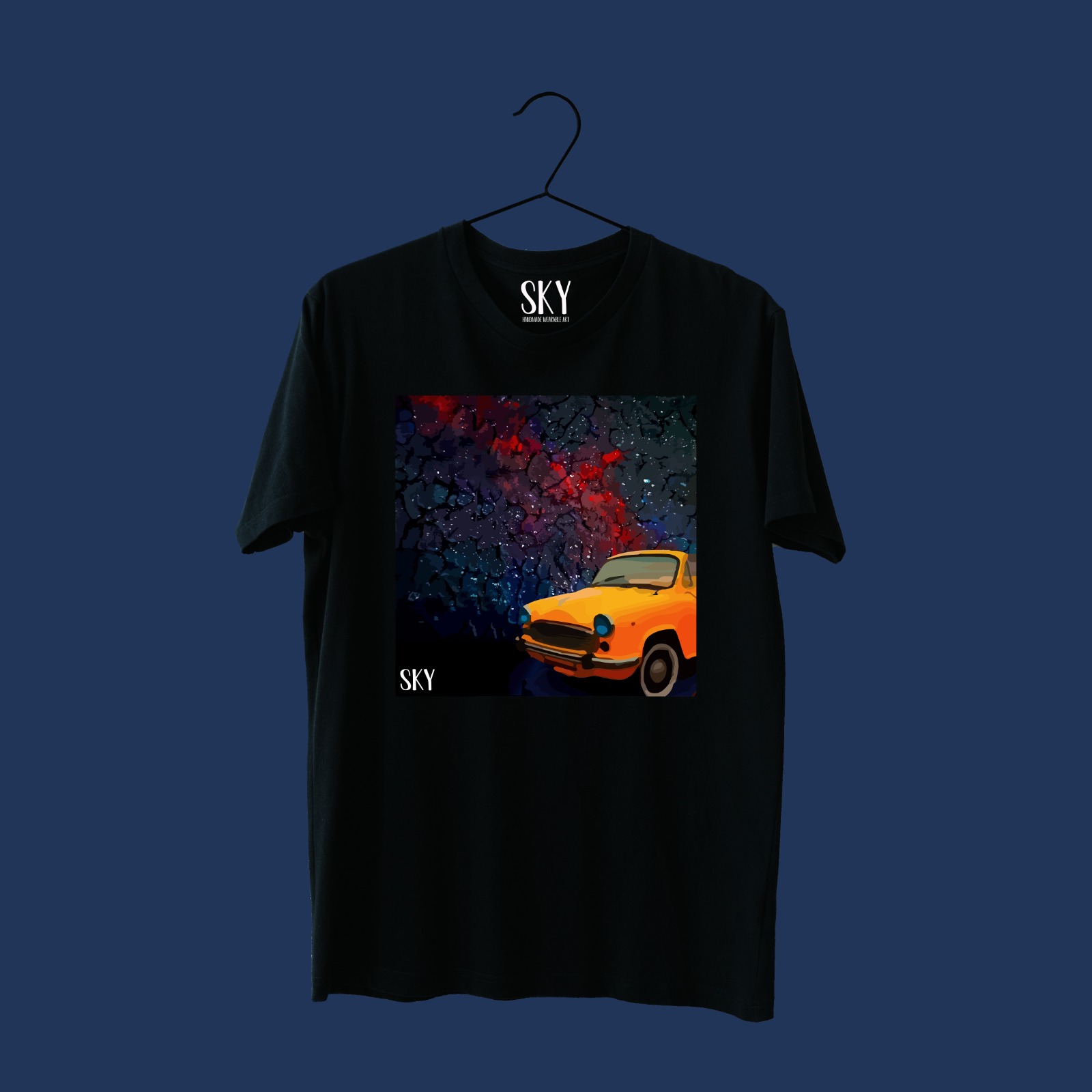 ASTRO TRAVEL T-SHIRT BLACK - UNISEX