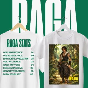 THE ASURA PRINCE RAGA T-SHIRT WHITE - UNISEX