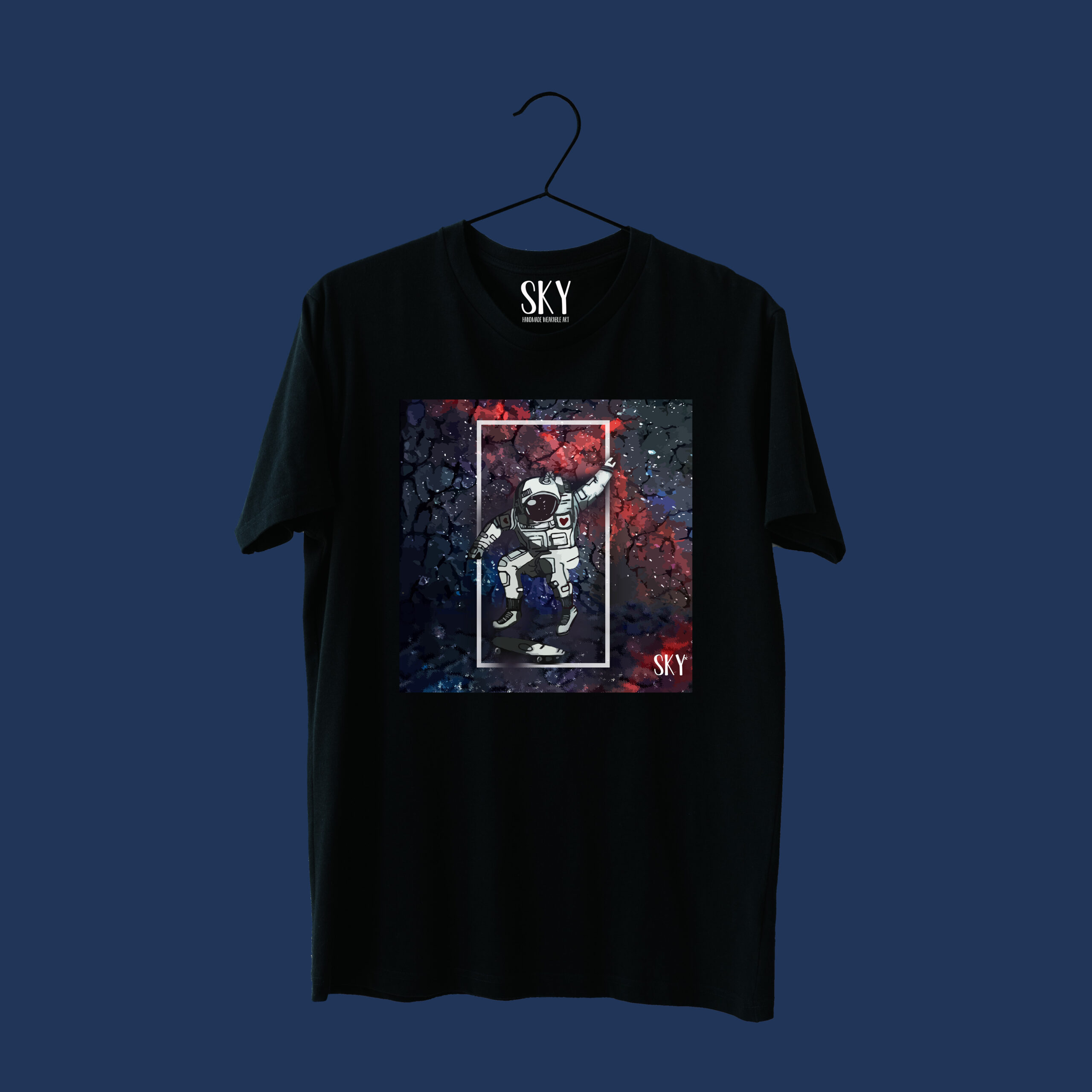 ASTRO SKATER T-SHIRT BLACK - UNISEX