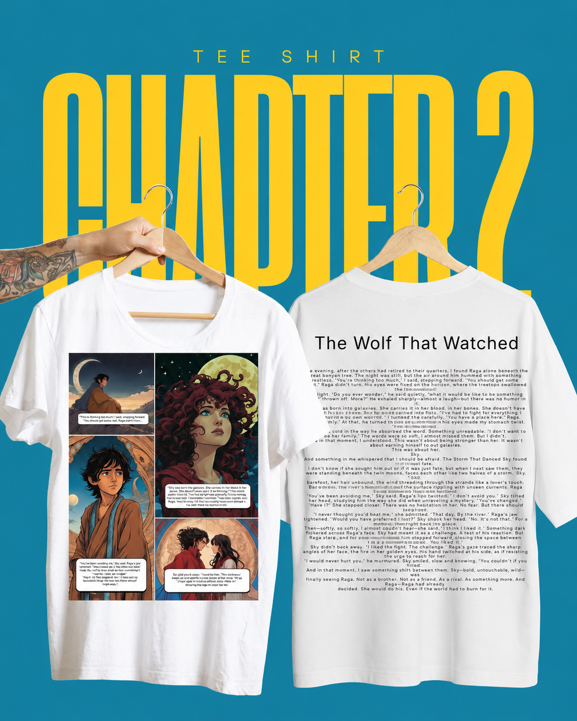 Whispers of the Unbroken Bond — Chapter 2 T-SHIRT & DIARY COMBO – UNISEX - Image 2