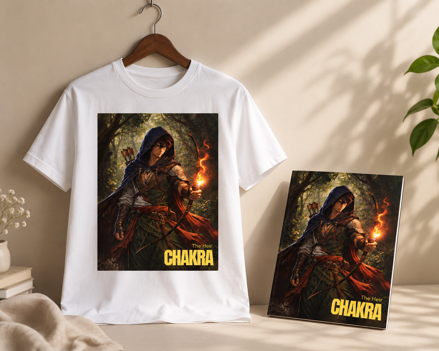 THE HEIR CHAKRA T-SHIRT & DIARY COMBO – UNISEX