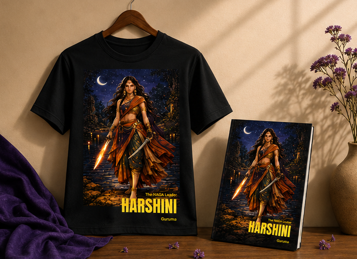 THE GURUMA HARSHINI T-SHIRT & DIARY COMBO – UNISEX