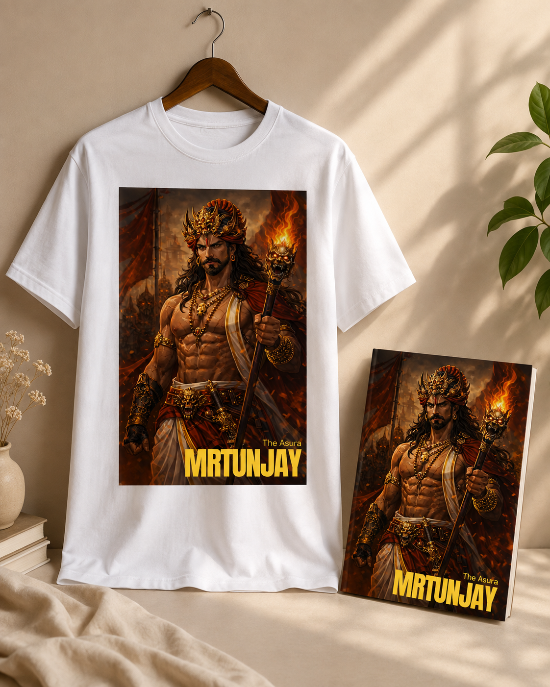 ASURAJ MRTUNJAY T-SHIRT & DIARY COMBO – UNISEX