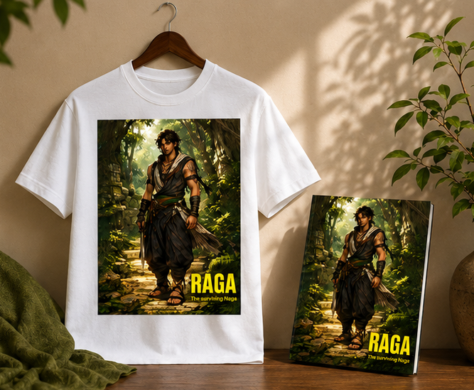 THE ASURA PRINCE RAGA T-SHIRT & DIARY COMBO – UNISEX