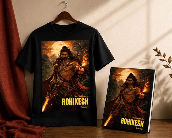 THE GURUDEV ROHIKESH T-SHIRT & DIARY COMBO – UNISEX